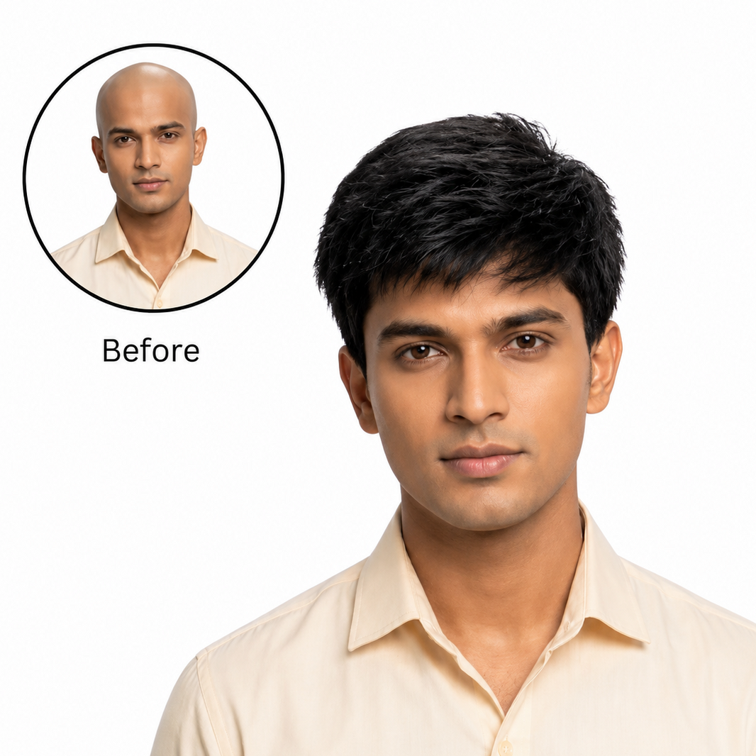 Mens Full Wig