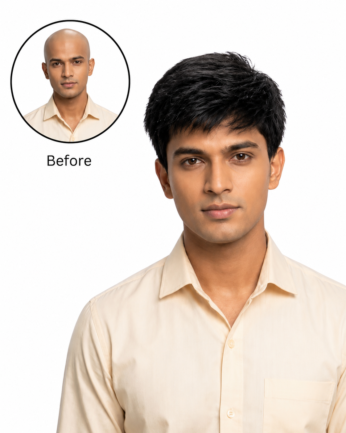 Mens Full Wig