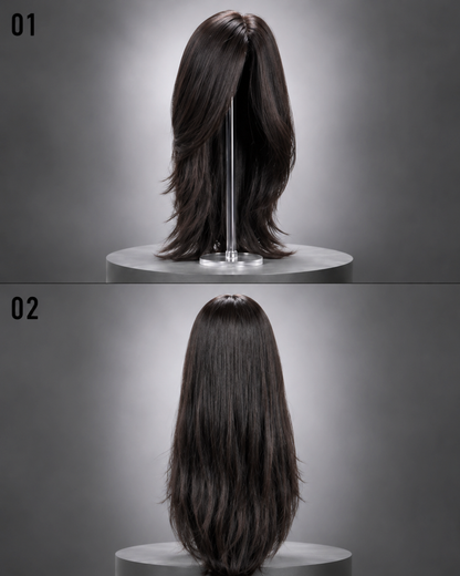 Pull Through Silk Wig