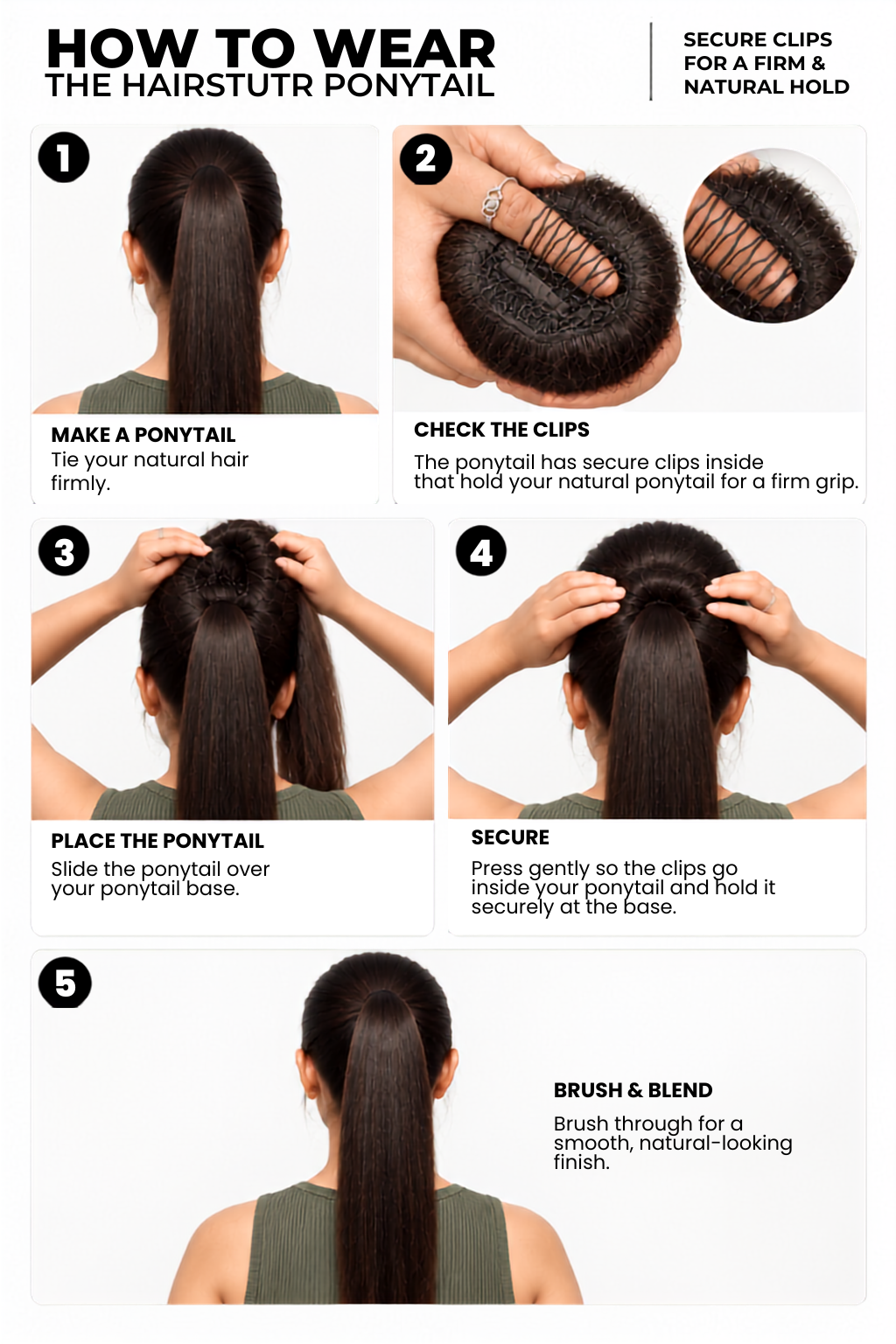 Bun Ponytail