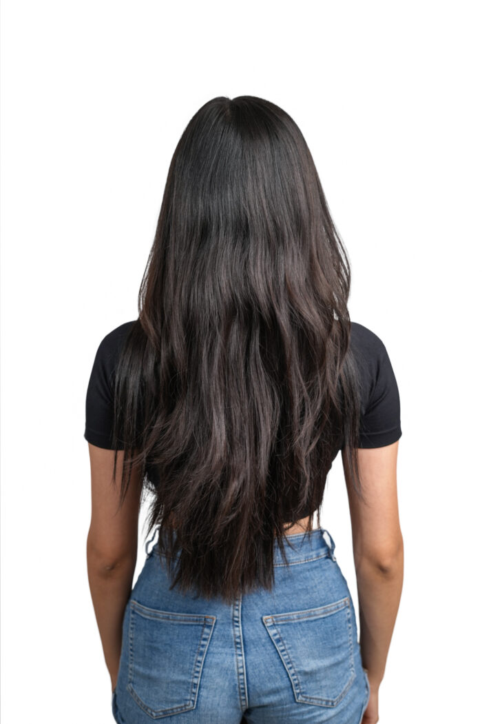 Human Hair Clip and Ready Hair Extensions