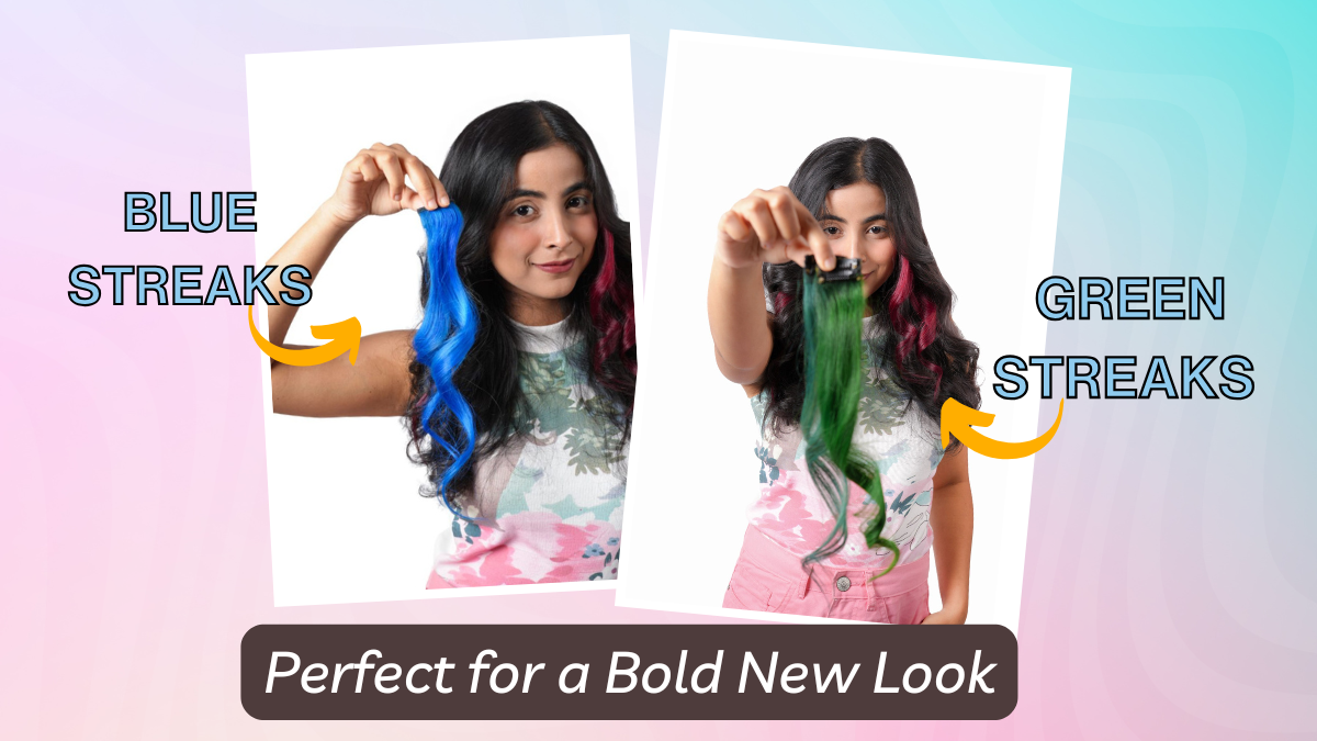 Why Hairsutr’s Blue and Green Streaks Are Perfect for a Bold New Look